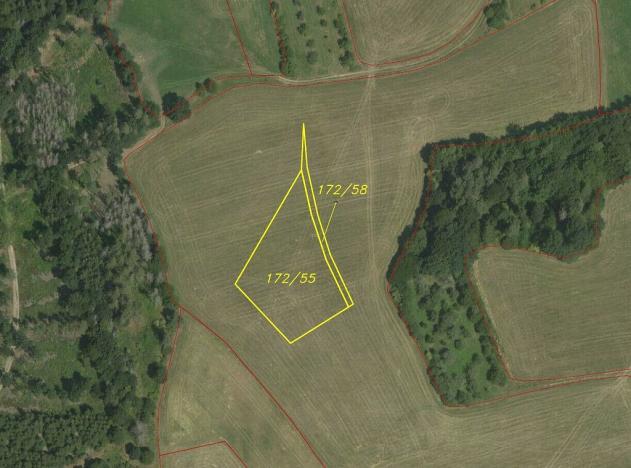 Prodej pozemku, Zbraslavec, 3445 m2