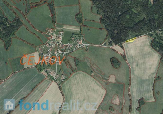 Prodej pozemku, Nový Rychnov - Čejkov, 1182 m2