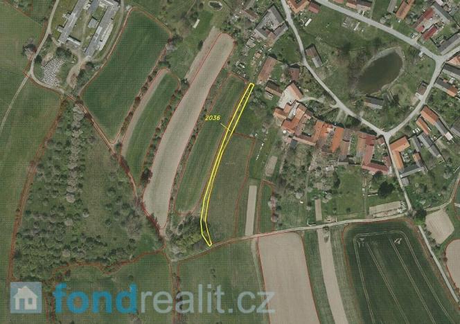 Prodej pozemku, Horní Pěna - Malíkov nad Nežárkou, 1083 m2