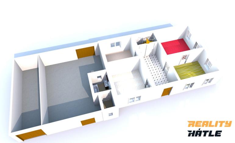 Prodej rodinného domu, Lázně Bělohrad - Prostřední Nová Ves, 91 m2