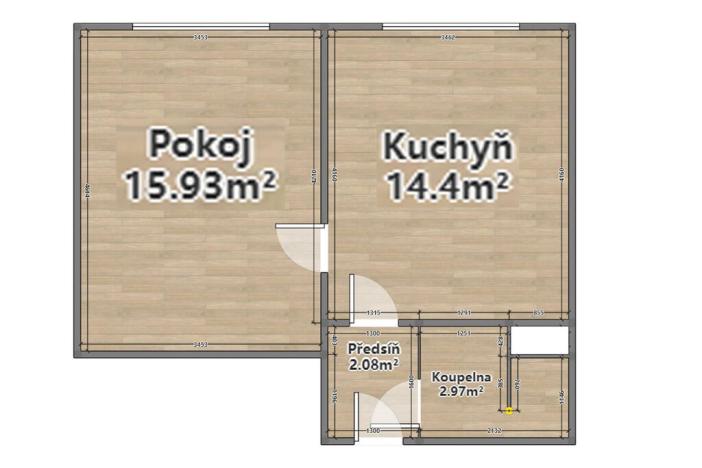 Prodej bytu 1+1, Plzeň - Skvrňany, Lábkova, 36 m2