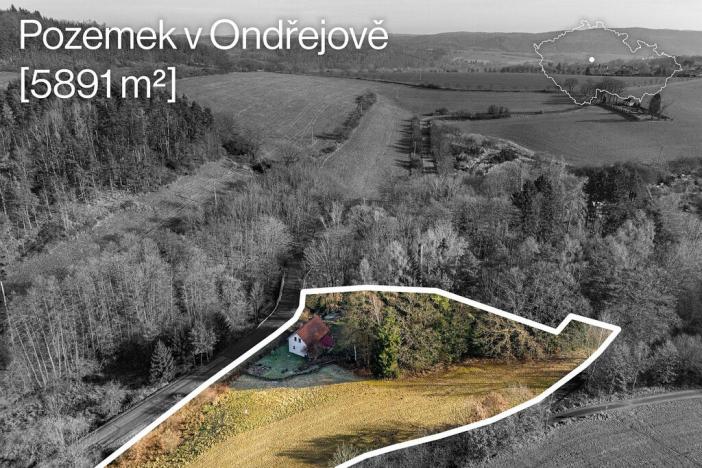 Prodej pozemku, Ondřejov, Družstevní, 5891 m2