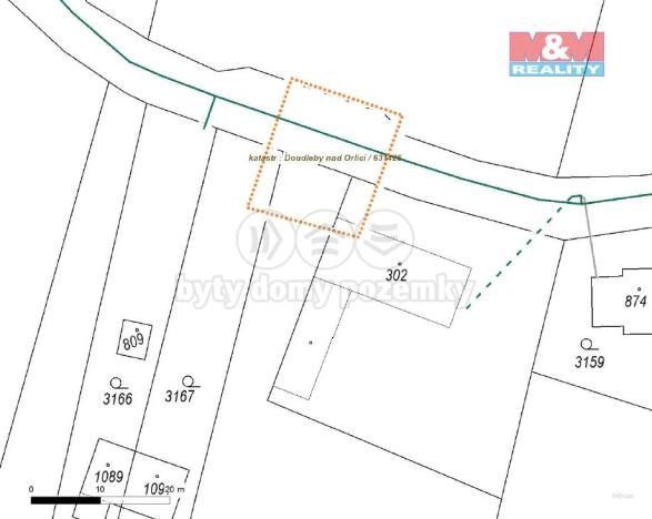 Prodej pozemku pro bydlení, Doudleby nad Orlicí, Fűgnerova, 1901 m2