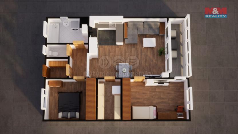 Prodej bytu 3+kk, Liberec, Tyršova, 72 m2