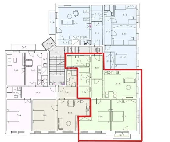 Pronájem bytu 3+kk, Praha - Vinohrady, Mánesova, 120 m2