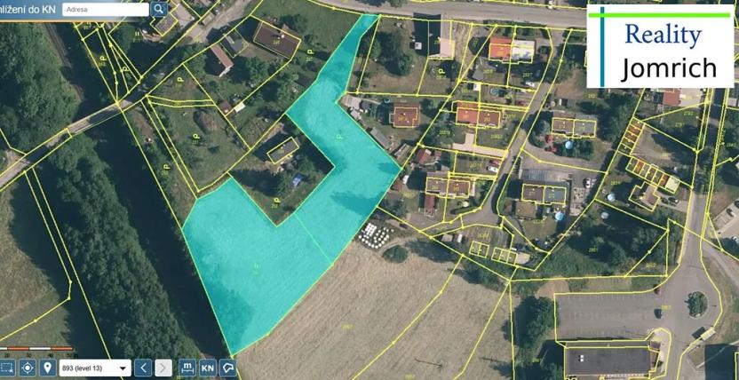 Prodej pozemku pro bydlení, Liberec, Puškinova, 5523 m2