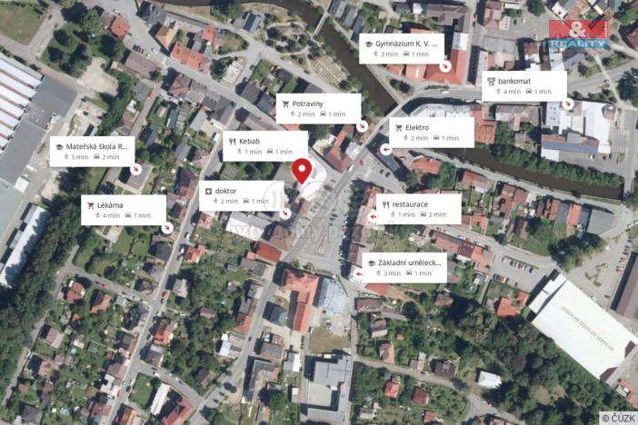 Prodej činžovního domu, Hlinsko, Poděbradovo náměstí, 1787 m2