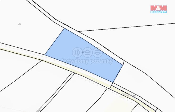 Prodej pole, Úštěk, 2996 m2