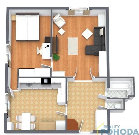 Prodej bytu 2+1, Praha - Žižkov, Biskupcova, 69 m2