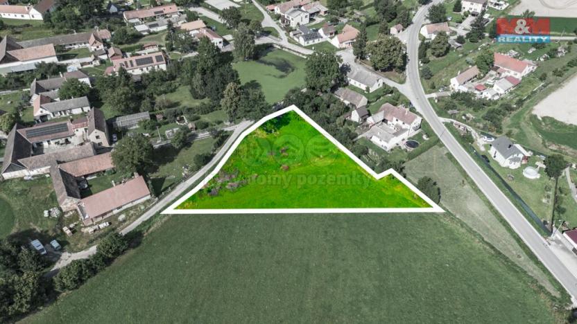 Prodej pozemku pro bydlení, Borovany - Vrcov, 3156 m2