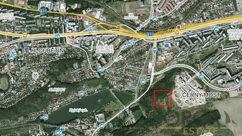 Prodej podílu zahrady, Praha - Černý Most, 1204 m2