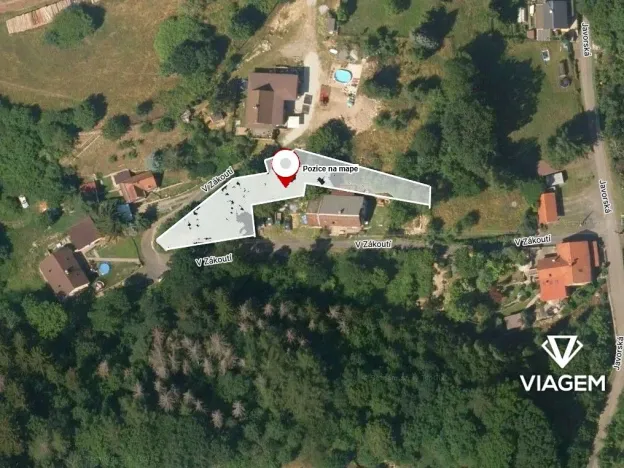 Prodej zahrady, Jílové, 1208 m2