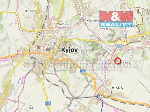 Prodej pole, Kelčany, 657 m2