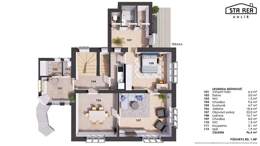 Prodej rodinného domu, Pržno, 306 m2