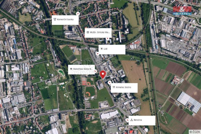 Pronájem kanceláře, Brno, Hněvkovského, 127 m2