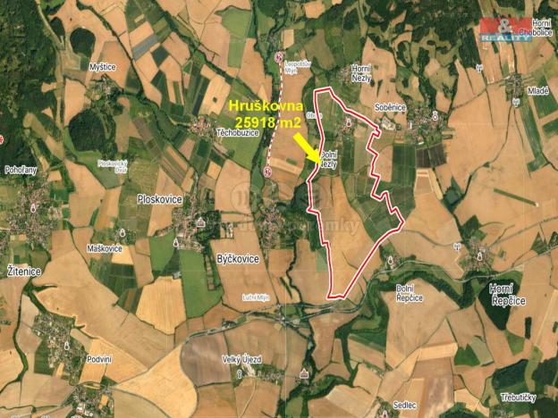 Prodej pole, Liběšice - Dolní Nezly, 25918 m2