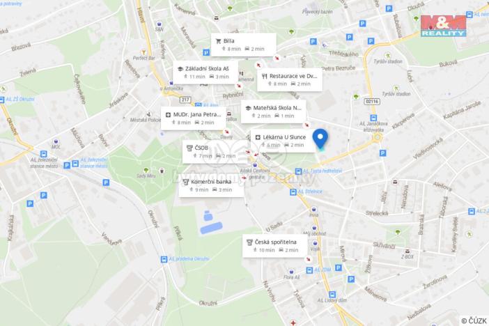 Prodej pozemku pro bydlení, Aš, 638 m2