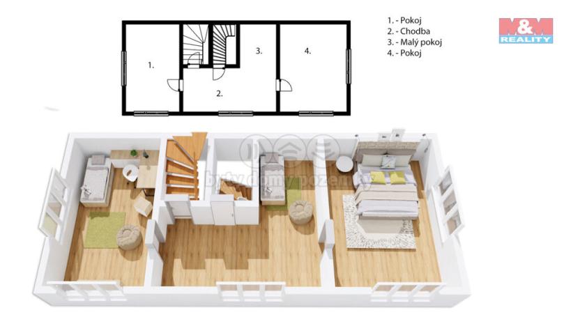 Prodej chalupy, Police nad Metují - Hlavňov, 160 m2