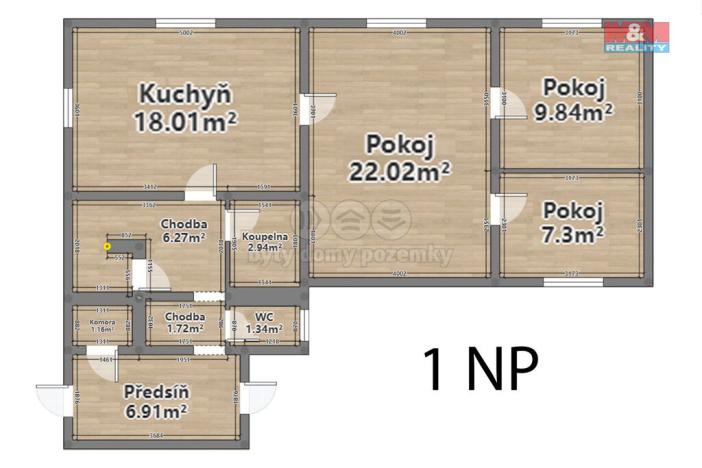 Prodej rodinného domu, Roztoky, 148 m2