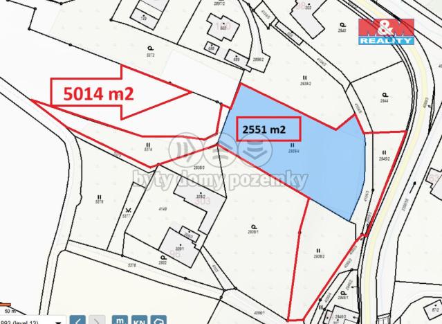 Prodej pozemku pro bydlení, Třebařov, 5014 m2