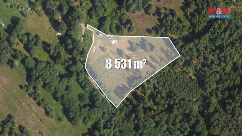 Prodej pozemku, Dlouhý Most, 8531 m2