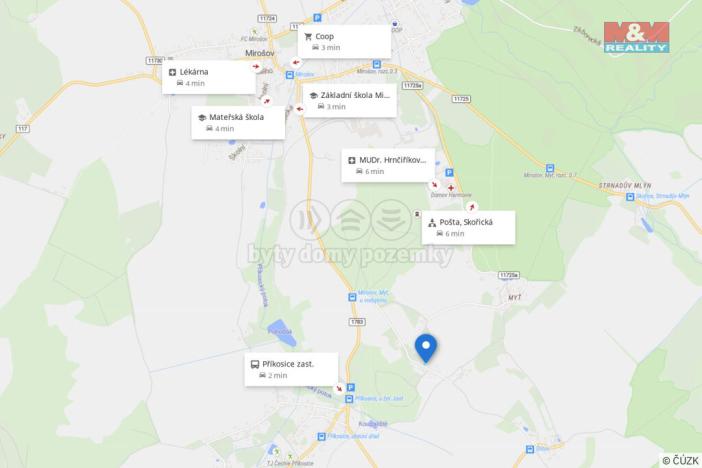 Prodej rodinného domu, Mirošov - Myť, 101 m2