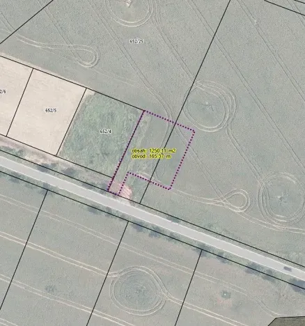 Prodej pozemku pro bydlení, Oskava, 1250 m2