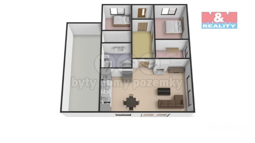 Prodej rodinného domu, Nárameč, 85 m2