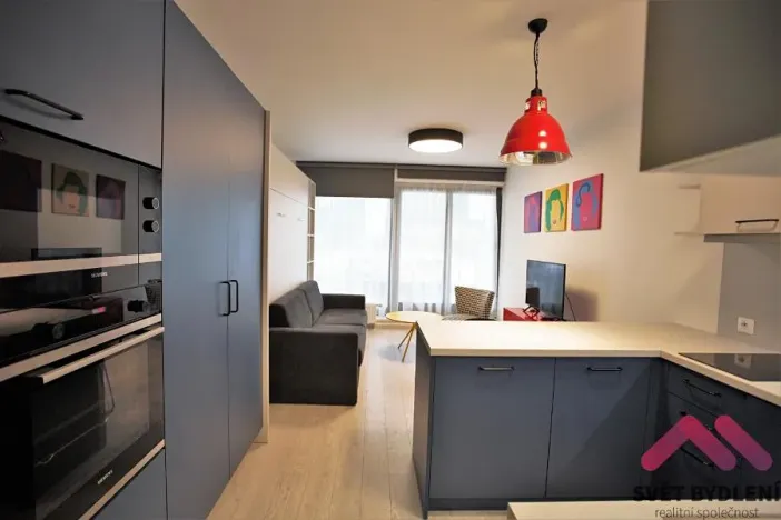 Pronájem bytu 1+kk, Praha - Karlín, Sokolovská, 31 m2