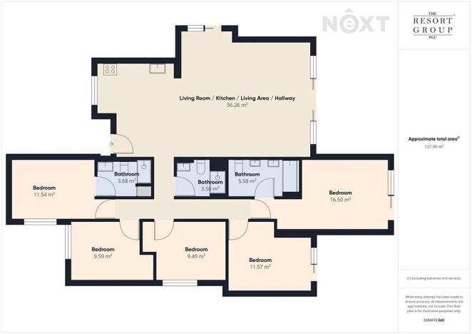 Prodej vily, Santa Maria, Kapverdy, 128 m2