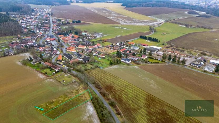 Prodej pozemku pro bydlení, Těškov, 1300 m2