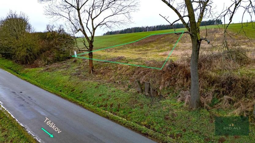 Prodej pozemku pro bydlení, Těškov, 1300 m2