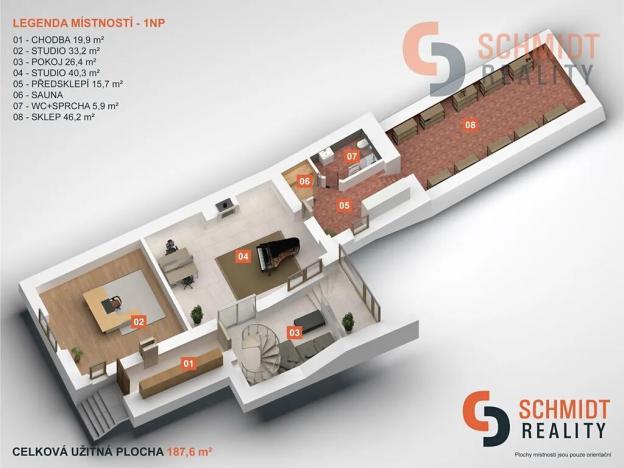 Prodej rodinného domu, Mikulov, 1. května, 310 m2