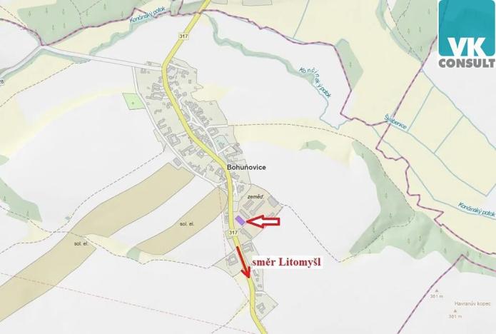 Pronájem skladu, Bohuňovice, 800 m2