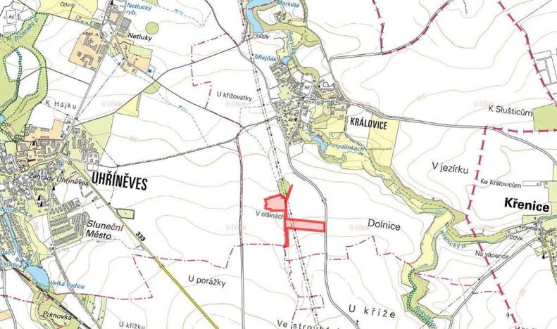 Prodej pole, Praha - Královice, 46806 m2