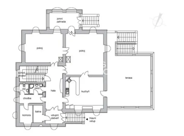 Pronájem vily, Praha - Vokovice, Ke dvoru, 827 m2