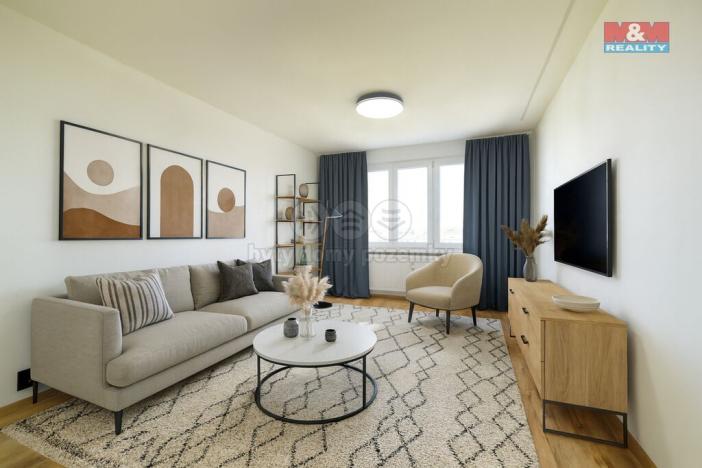 Prodej bytu 2+1, Cheb, Kosmonautů, 55 m2