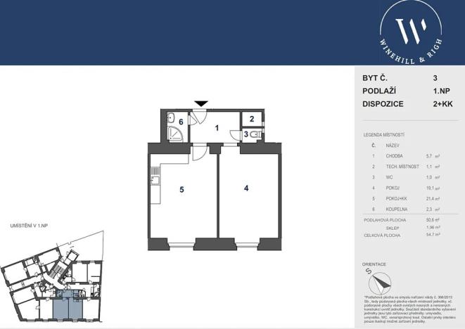 Prodej bytu 2+kk, Praha - Vršovice, Žitomírská, 54 m2