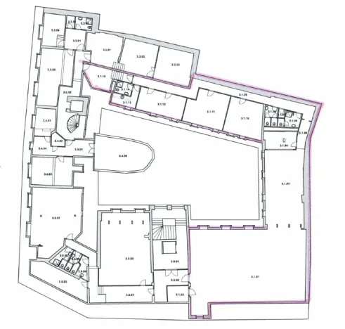 Pronájem kanceláře, Praha - Nové Město, Myslíkova, 424 m2