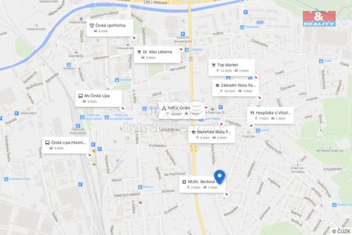 Prodej pozemku pro bydlení, Česká Lípa, Karla Poláčka, 849 m2