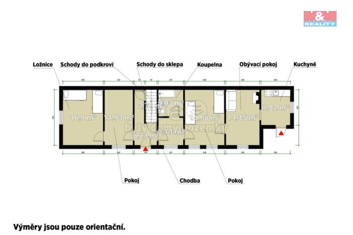 Prodej rodinného domu, Šťáhlavy, Husova, 86 m2