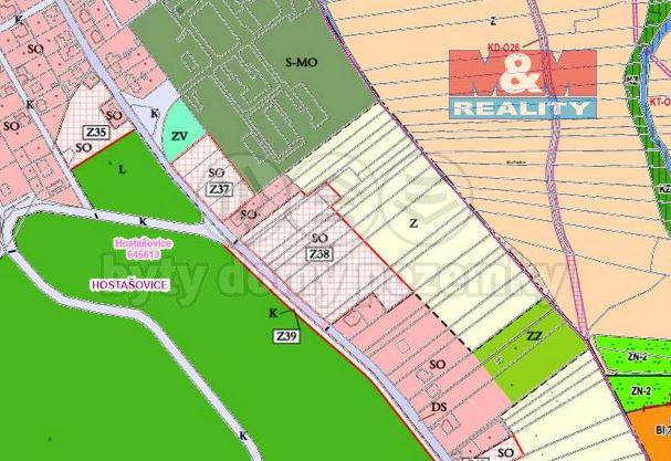 Prodej pozemku pro bydlení, Hostašovice, 2500 m2