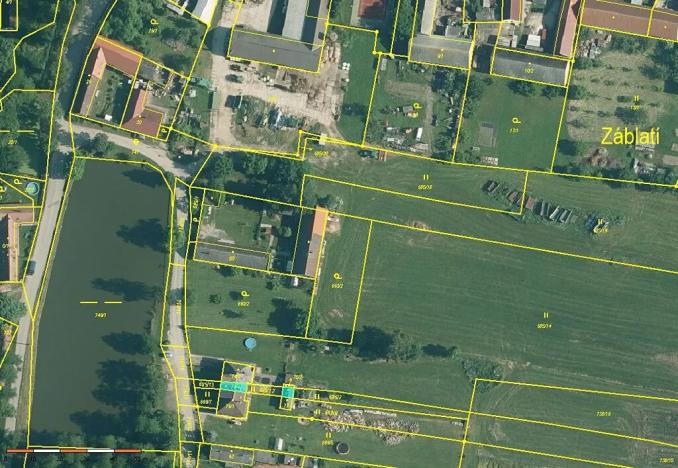 Prodej podílu pozemku pro bydlení, Záblatí, 43 m2