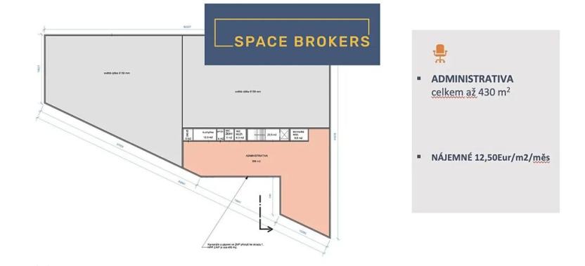 Pronájem obchodního prostoru, Zlatníky-Hodkovice, Technologická, 850 m2