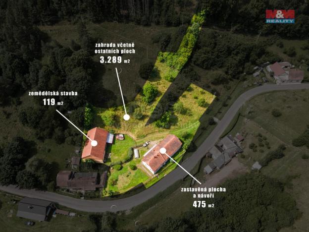 Prodej rodinného domu, Pohledy - Horní Hynčina, 159 m2