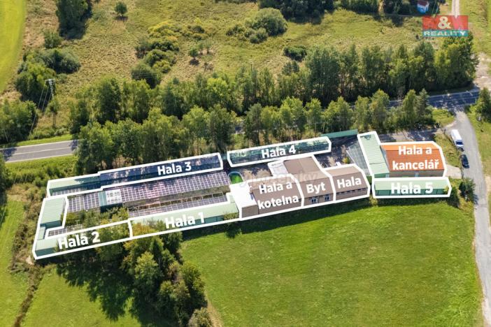 Prodej výrobních prostor, Lhůta, 1220 m2