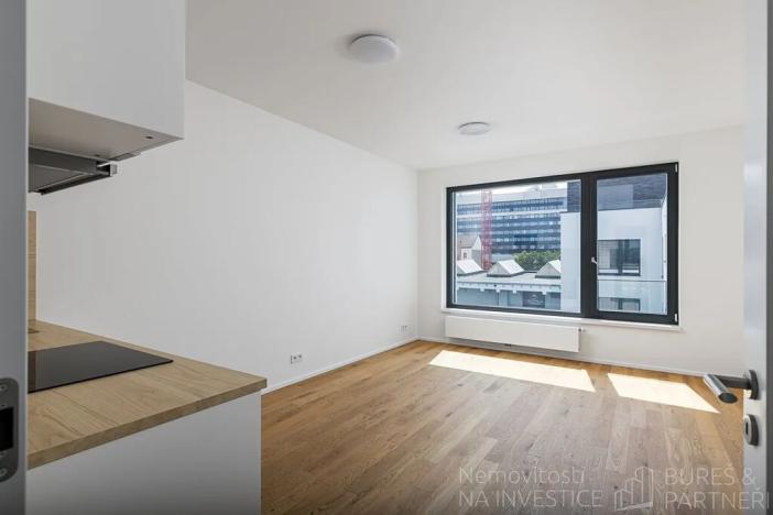 Pronájem bytu 1+kk, Praha - Holešovice, U průhonu, 32 m2
