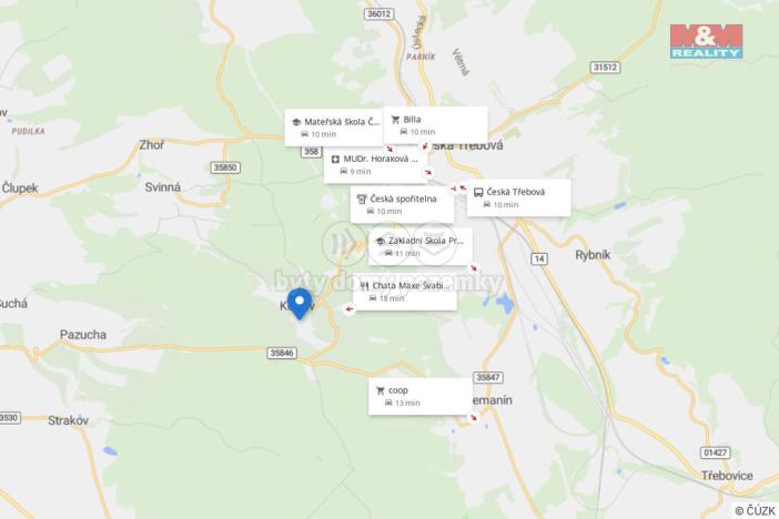 Prodej pozemku pro bydlení, Česká Třebová - Kozlov, 1090 m2