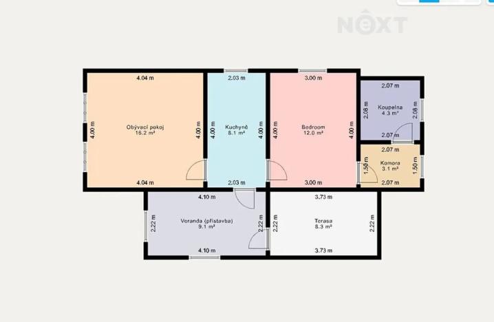 Prodej rodinného domu, Vysoký Újezd, 80 m2