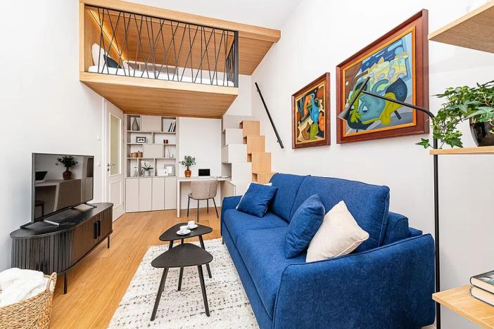 Pronájem bytu 1+kk, Praha - Vinohrady, Korunní, 30 m2